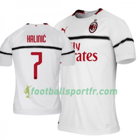Tenue AC Milan Nikola Kalinic 7 Extérieur 2018-2019 Maillot de Foot